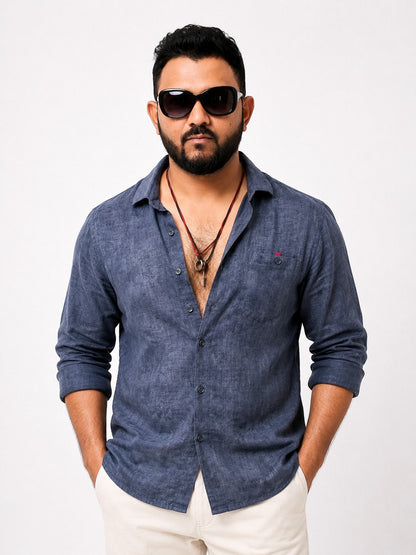Slate Drift Casual Shirt