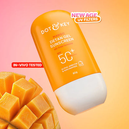 Mango DETAN Gel Sunscreen spf 50+ PA++++