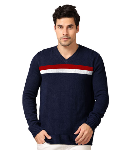 Men's V-Neck Full Sleeve Sweater