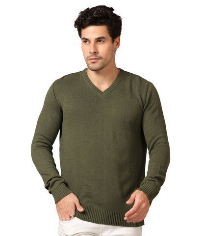 Men's V-Neck Full Sleeve Sweater