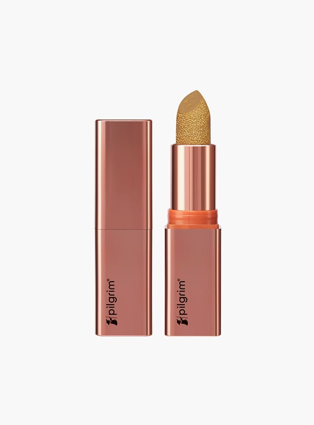 Pilgrim Dubai Bling Glitter Lipstick Dubai Gold - 03 4.2 GRAM