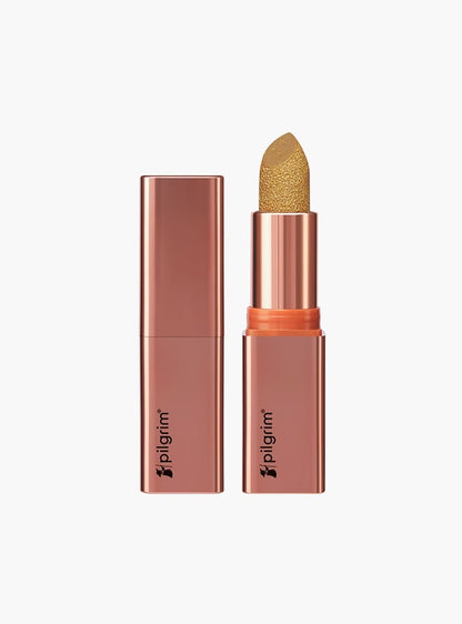 Pilgrim Dubai Bling Glitter Lipstick Dubai Gold - 03 4.2 GRAM