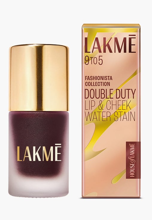 LAKME DOUBLE DUTY LIP & CHEEK WATER STAIN - RUBY GLOW