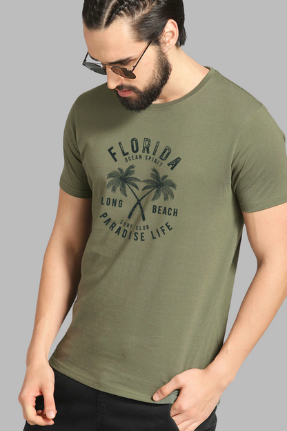 ADRO Florida Paradise Life Mens Printed T-Shirt