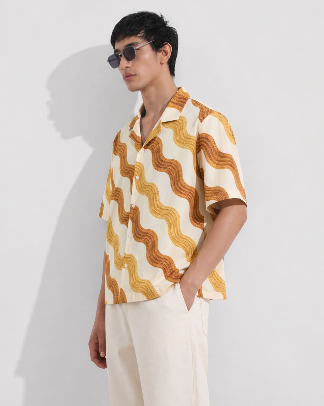 Wavy Boxy Shirt