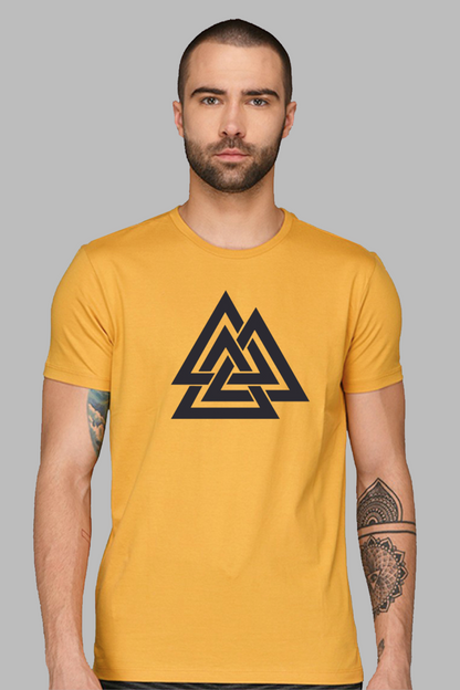 Triangle Mens Printed T-Shirt