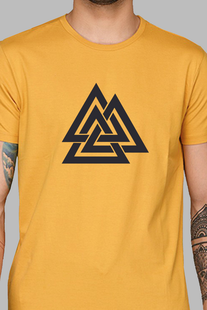 Triangle Mens Printed T-Shirt