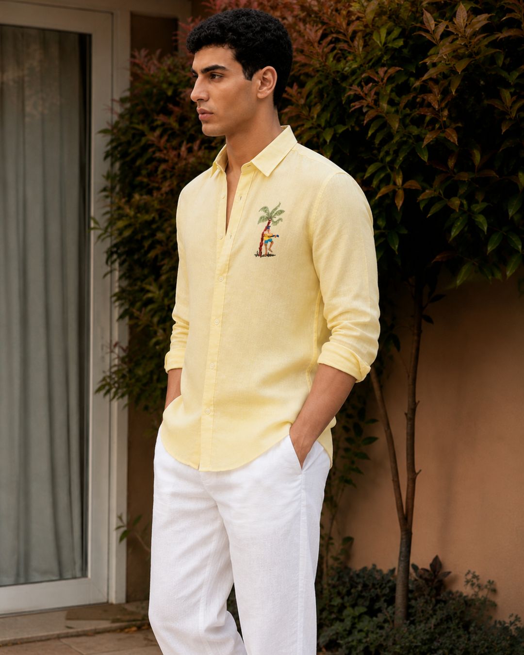 Yellow Linen Shirt