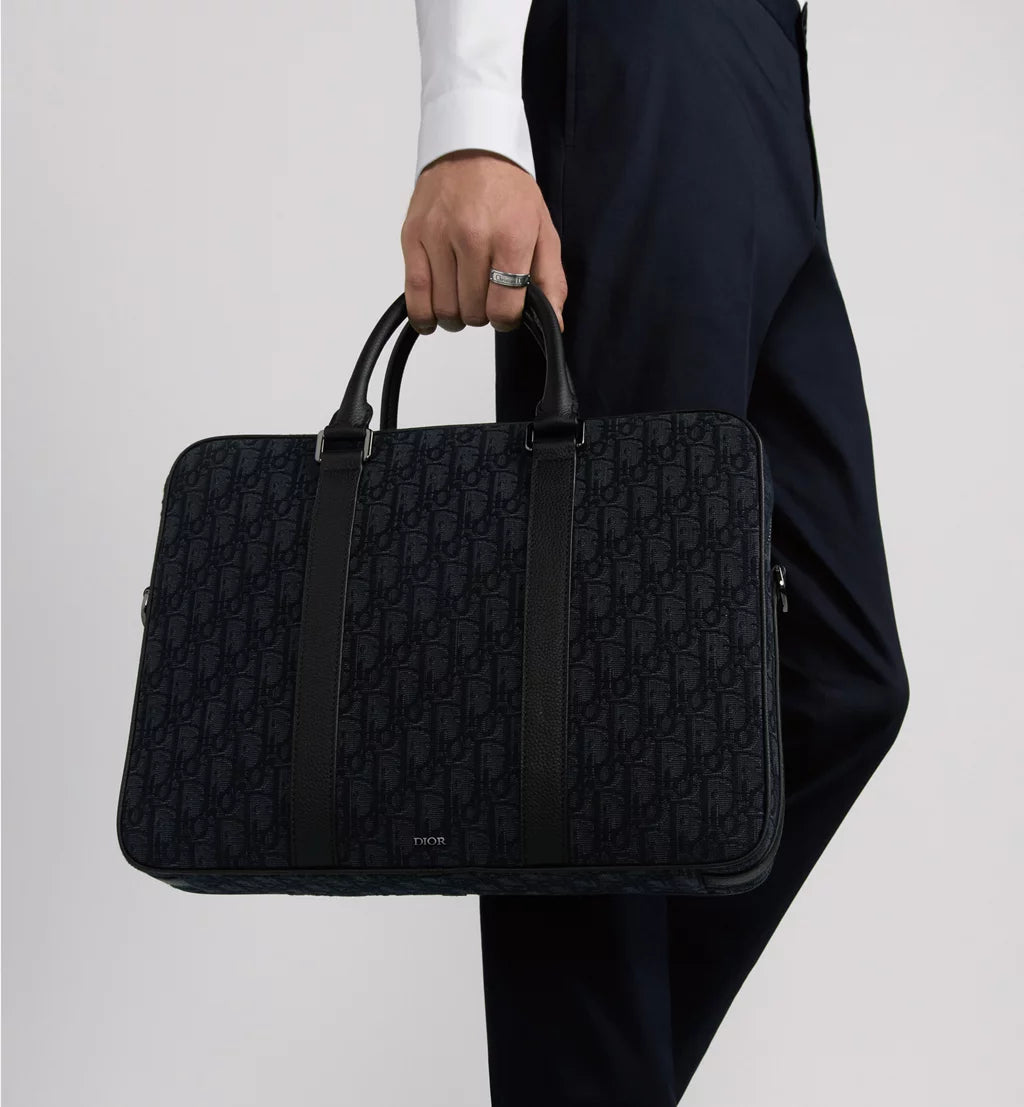 Christian Dior Zipped Briefcase