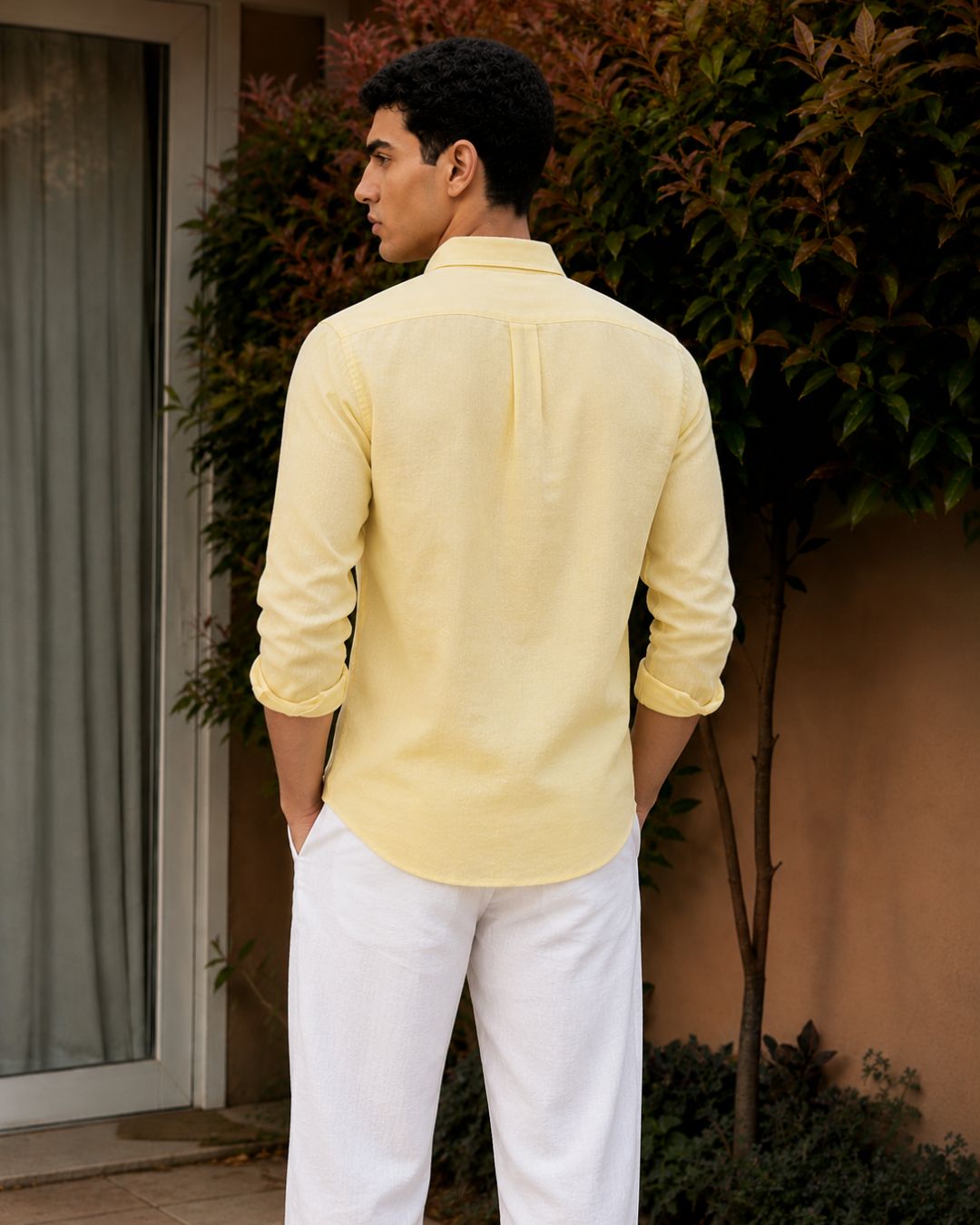 Yellow Linen Shirt