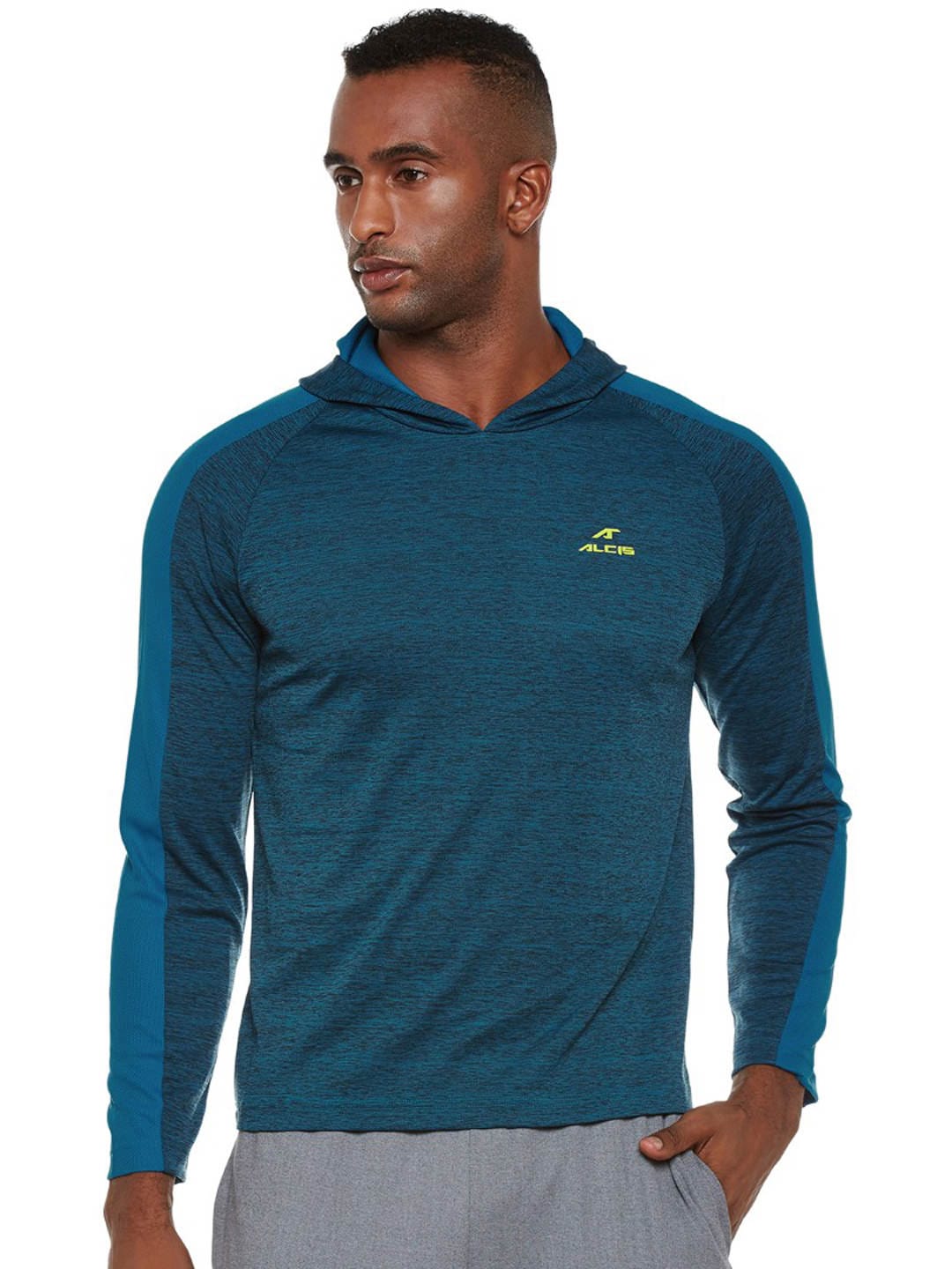 Alcis Mens Blue Sweat Shirt 107MTE128 107MTE128-S