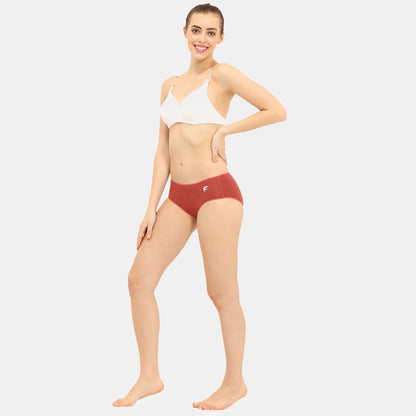 Envie Medium Rise 3/4th Coverage Hipster Multicolor (Pack Of 3)