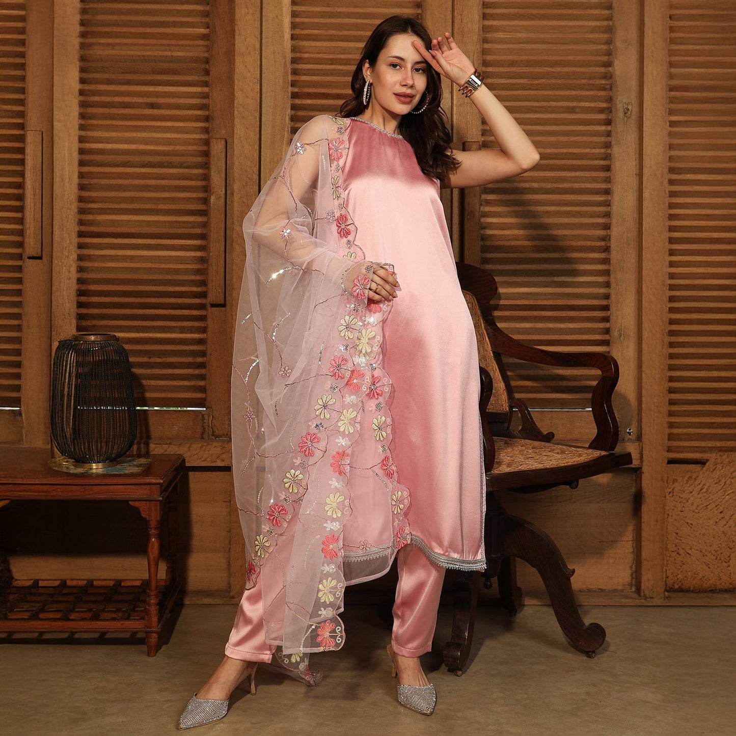 Blush Bloom Kurta Set