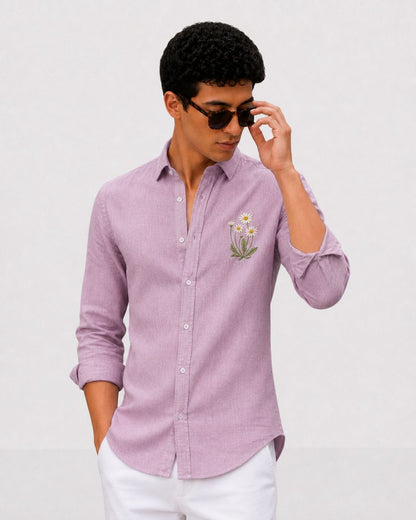 Lavender Linen Shirt
