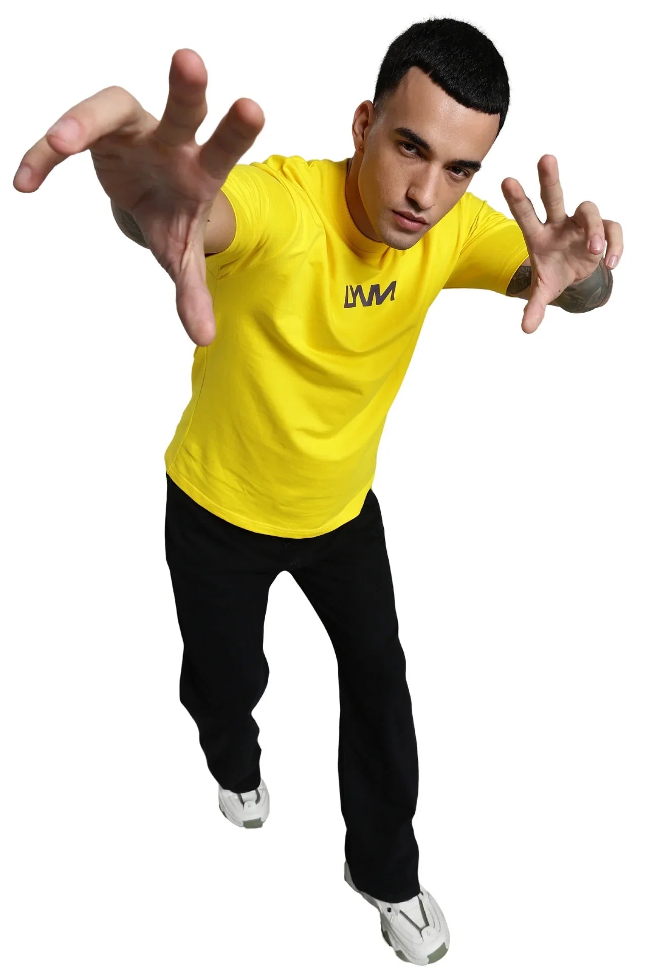 Yellow Oversized Caution T-Shirt