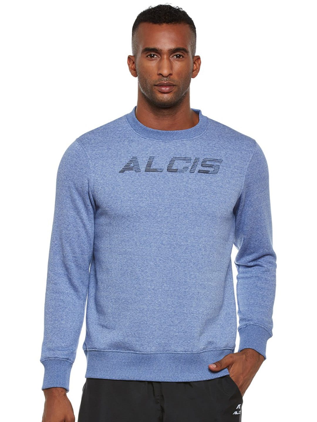 Alcis Mens Blue Sweat Shirt 114MSS146 114MSS146-S