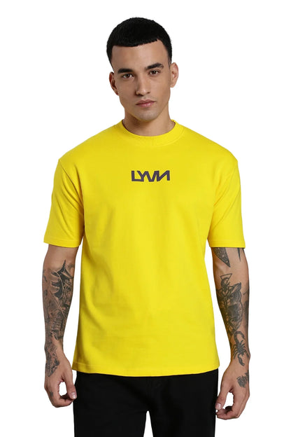 Yellow Oversized Caution T-Shirt