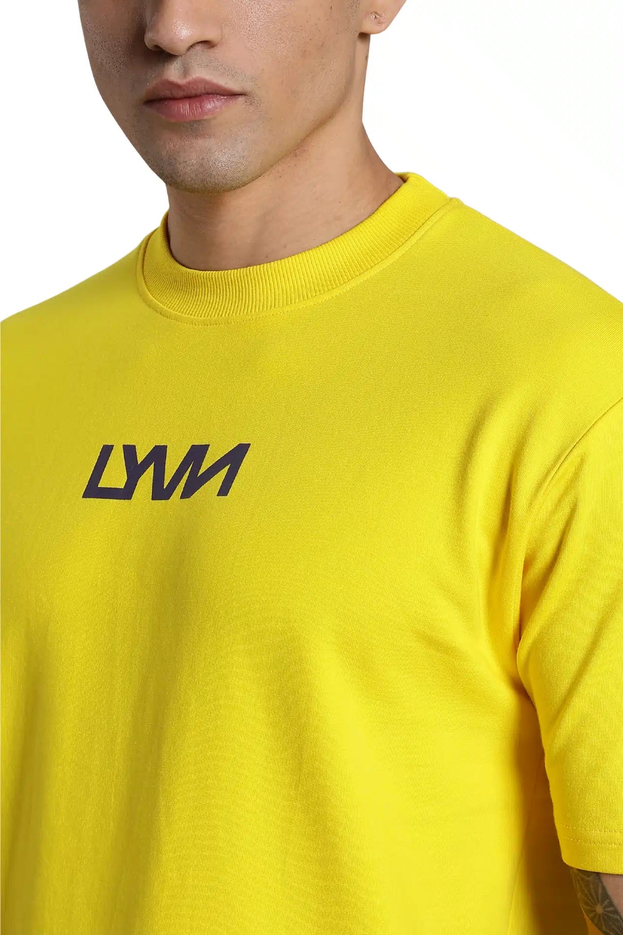 Yellow Oversized Caution T-Shirt