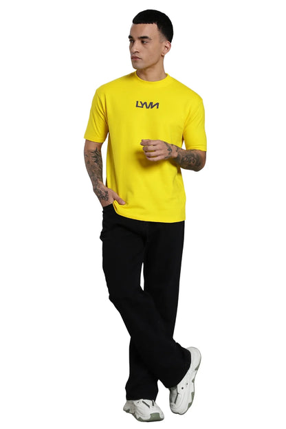 Yellow Oversized Caution T-Shirt