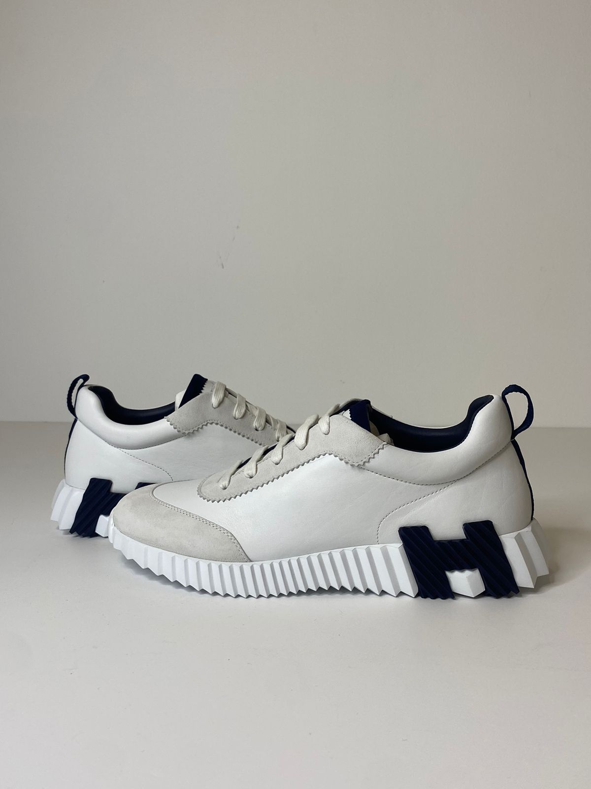 Hermes Bouncing Sneaker Navy blue/white
