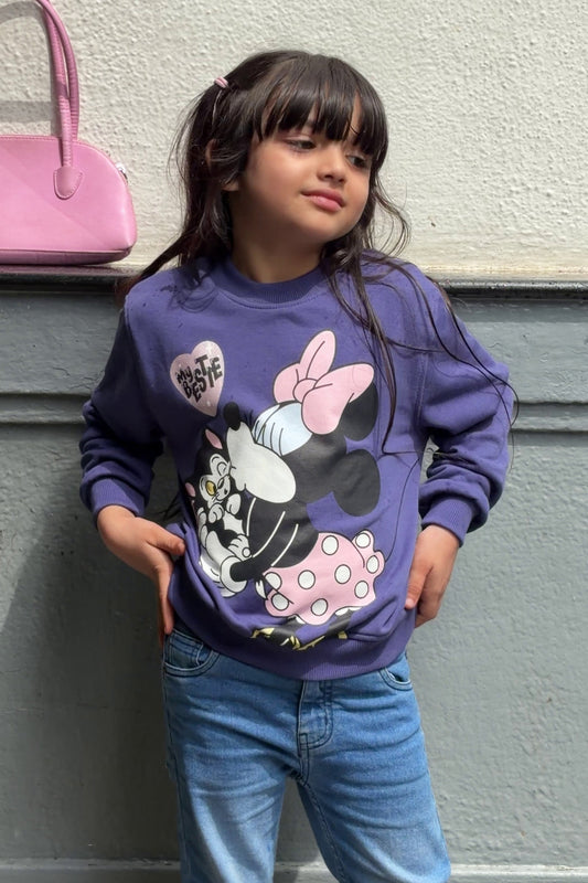 Minnie and Cat Sweatshirt Nap Chief