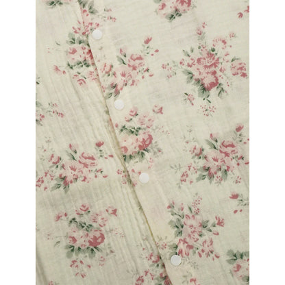 Pink Florals Kids Nightsuit