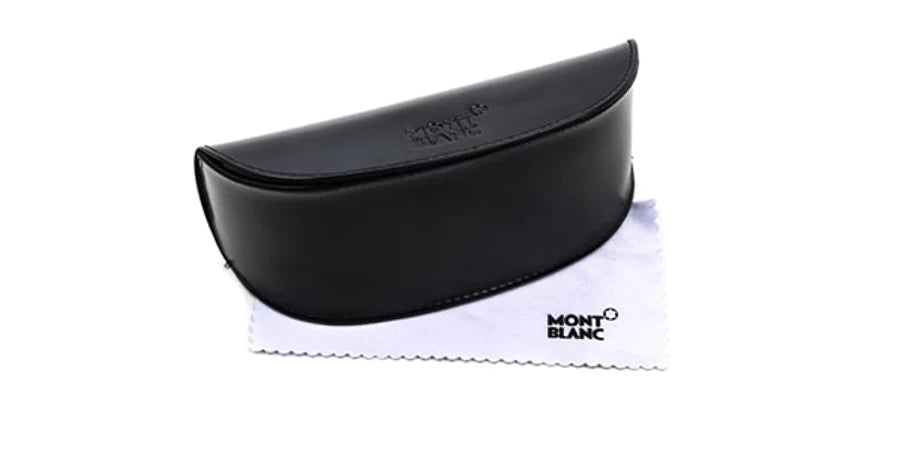 Mont Blanc Black Round Sunglasses