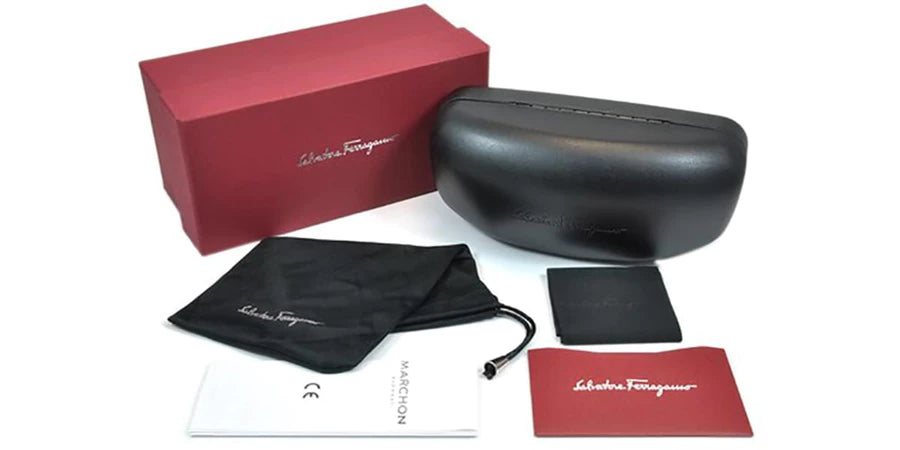 Salvatore Ferragamo Wine Burgundy Cat Eye Gradient Red Sunglasses