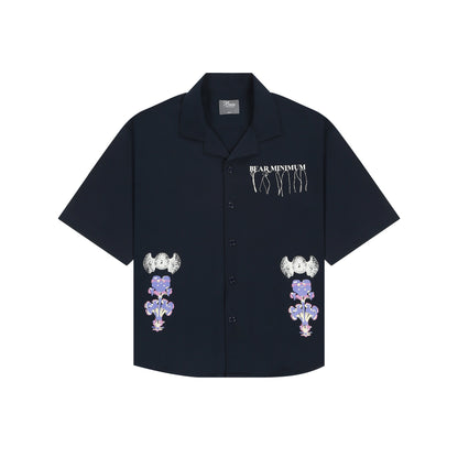 Men's Psyche Surge Printed Midnight Blue Shirt