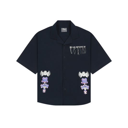 Men's Psyche Surge Printed Midnight Blue Shirt