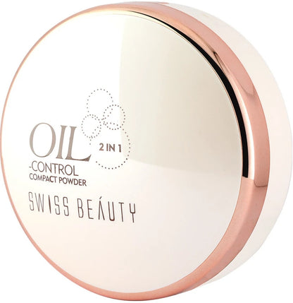 Swiss Beauty Oil Control Compact Sb-407 Compact Skin Beige