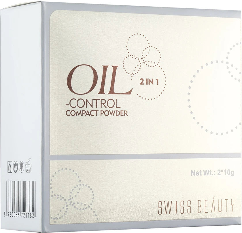 Swiss Beauty Oil Control Compact Sb-407 Compact Skin Beige