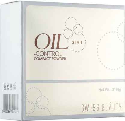 Swiss Beauty Oil Control Compact Sb-407 Compact Skin Beige