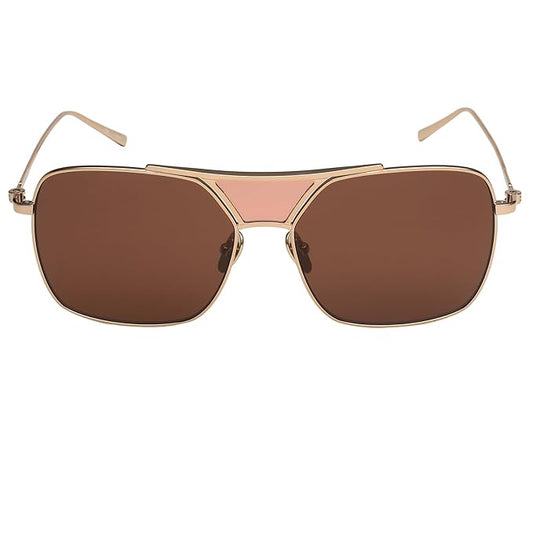 Calvin Klein Solid Square Brown Lens Men's Sunglasses