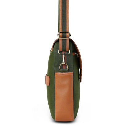 Soul Weave - Olive Green Meadow | Laptop Bag / Messenger Bag