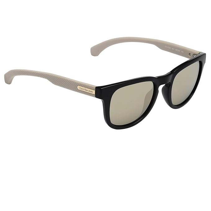 Calvin Klein Jeans Mirrored Square gold lens Women Sunglasses