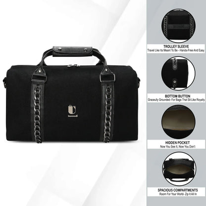 Soul Link - Obsidian Link | Small Duffle Bag / Soft Travel Companion