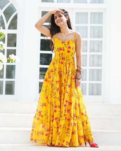 Sunflower Maxi Dress 