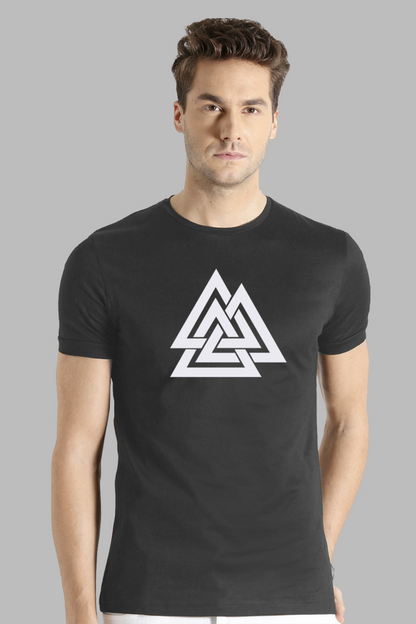Triangle Mens Printed T-Shirt