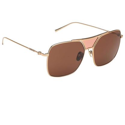 Calvin Klein Solid Square Brown Lens Men's Sunglasses