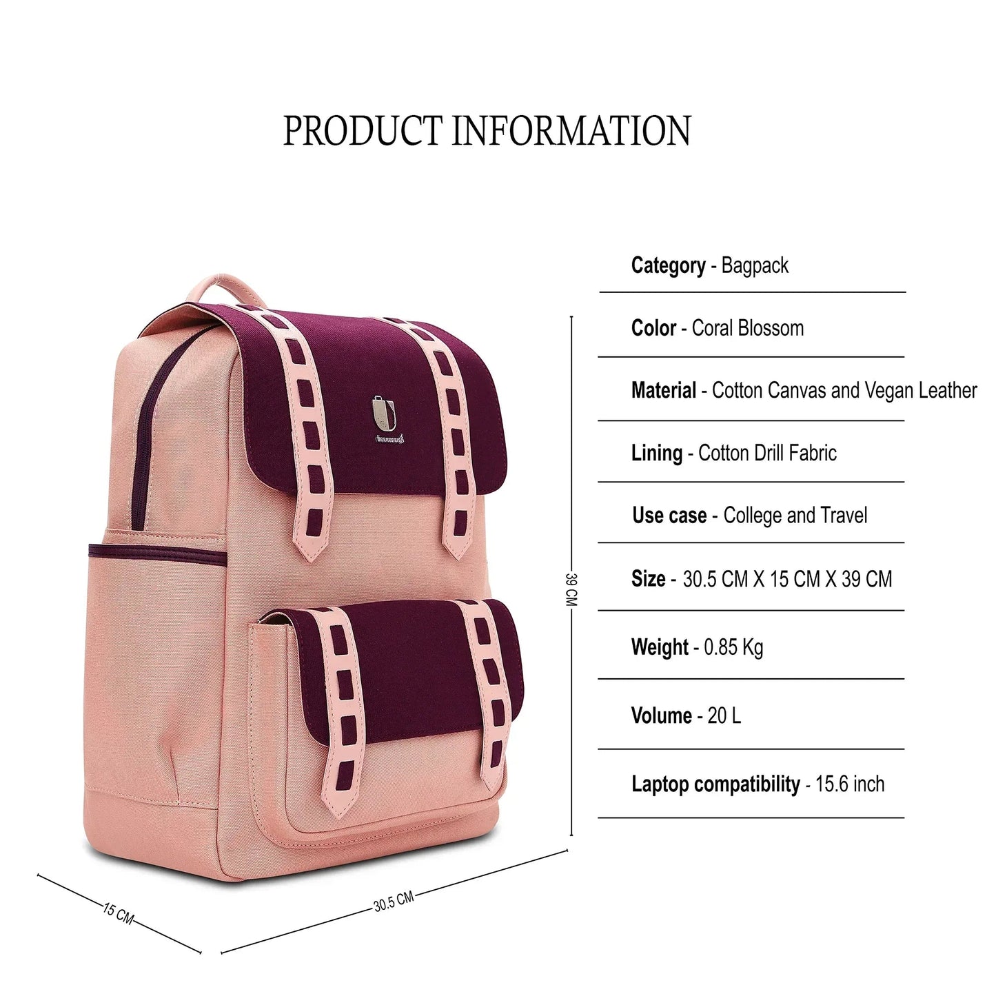 Vibe Pack - Coral Blossom | Backpack