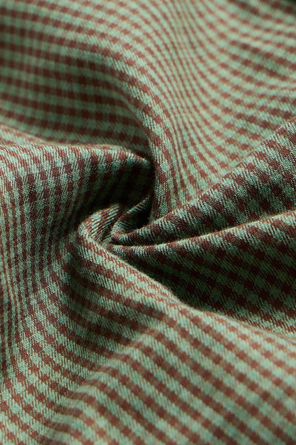Green & Brown Check Shirt