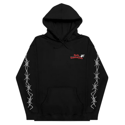 EMINEM SHADY DEMOLITION BARBED WIRE HOODIE (BLACK )
