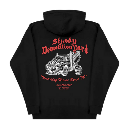 EMINEM SHADY DEMOLITION BARBED WIRE HOODIE (BLACK )