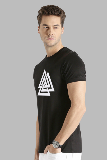 Triangle Mens Printed T-Shirt