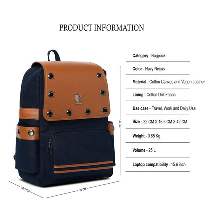 Eyelet Echo - Navy Nexus | Backpack
