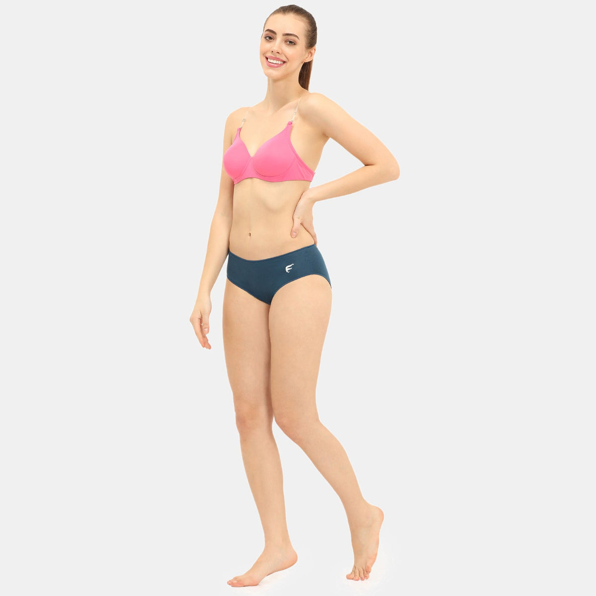 Envie Medium Rise 3/4th Coverage Hipster Multicolor (Pack Of 3)