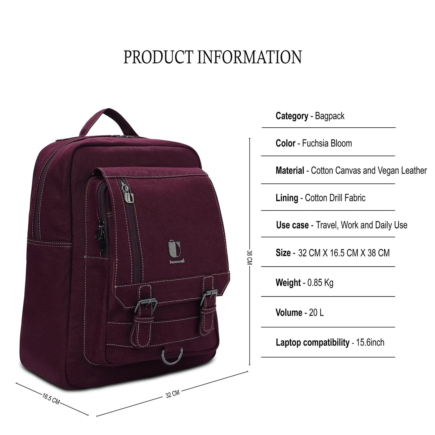 Thread Thrive - Fuchsia Bloom | Backpack