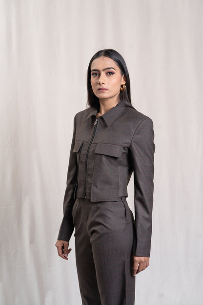 Crop Blazer Front 