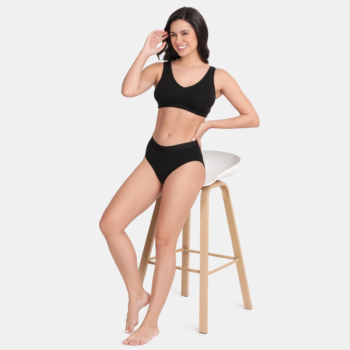Envie Medium Rise 3/4th Coverage Hipster (Pack of 2)